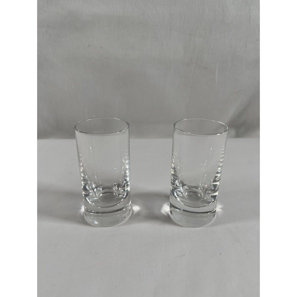 (2) Marc Aurel Aus dem Hause Nachtmann Crystal Shot Glasses Weighted Bottom 521